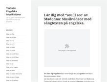 Tablet Screenshot of engelskamusikvideor.blog.linkua.com